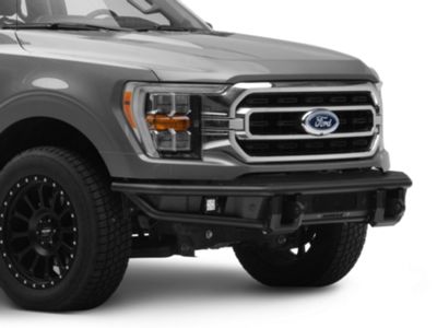 Barricade HD4 Tubular Front Bumper with LED Fog Lights (21-23 F-150, Excluding Raptor)