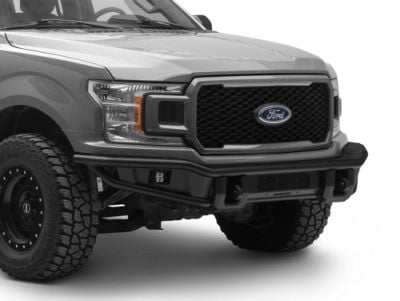 Barricade HD4 Tubular Front Bumper with LED Fog Lights (18-20 F-150, Excluding Raptor)