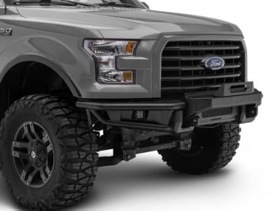 Barricade HD4 Tubular Winch Mount Front Bumper with LED Fog Lights (15-17 F-150, Excluding Raptor)