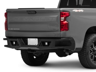 Barricade HD Rear Bumper with LED Fog Lights (19-24 Silverado 1500)