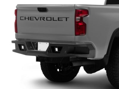 Barricade HD Rear Bumper with LED Fog Lights (20-24 Silverado 2500 HD)