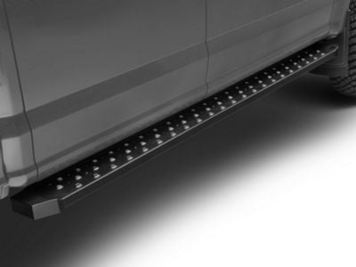 Barricade Rattler Running Boards; Black (17-24 F-250 Super Duty SuperCrew)