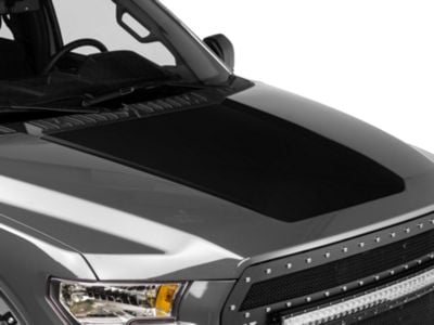SEC10 Hood Accent Decal; Gloss Black (15-20 F-150, Excluding Raptor)