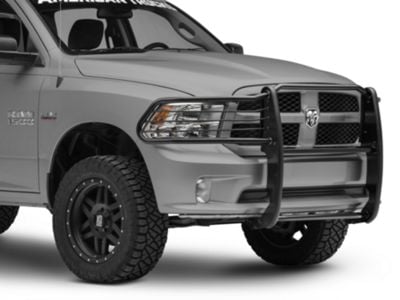 Grille Guard; Black (09-18 RAM 1500, Excluding Rebel)