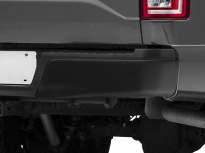 Rear Bumper Covers; Pre-Drilled for Backup Sensors; Matte Black (15-20 F-150, Excluding Raptor)