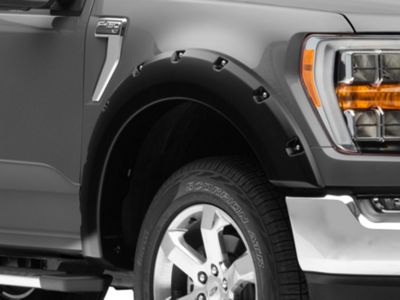 Bushwacker F-150 Pocket Style Fender Flares; Front and Rear