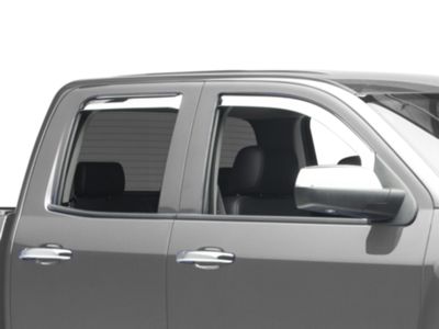 Chrome Trim Kit For 2014-2015 Chevy Silverado 1500 – Taillight Trim, 3rd Brake Cover, Window Visors