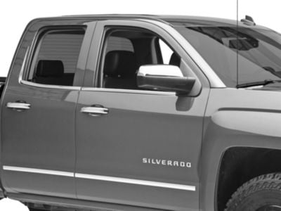 Putco Stainless Steel Window Trim (14-18 Silverado 1500 Crew Cab)