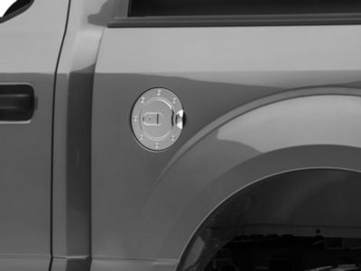 RedRock Fuel Door Cover; Chrome (15-20 F-150, Excluding Diesel)