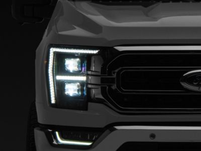 Diode Dynamics Elite Max Series LED Headlights; Black Housing; Clear Lens (21-23 F-150 w/ Factory Non-Projector Headlights)