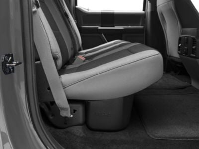 Underseat Storage; Black (15-24 F-150 SuperCrew)