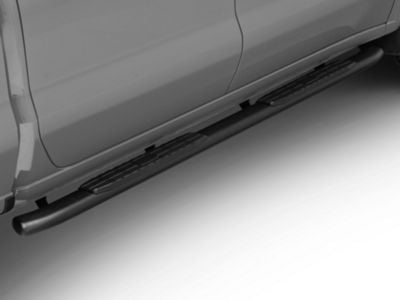 Barricade PNC Side Step Bars; Textured Black (19-24 Silverado 1500 Crew Cab)