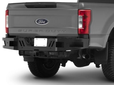 Barricade HD Rear Bumper; Textured Black (17-22 F-250 Super Duty)