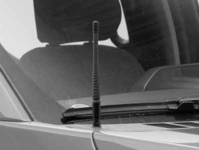EcoAuto Flexible Replacement Antenna; 8-Inch; Carbon Fiber (97-24 F-150)