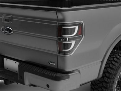 Raxiom G2 LED Tail Lights; Black Housing; Clear Lens (09-14 F-150 Styleside)