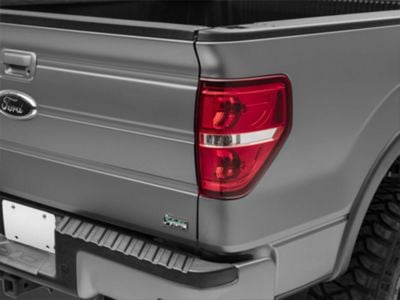 Raxiom Tail Lights; Chrome Housing; Red/Clear Lens (09-14 F-150 Styleside)
