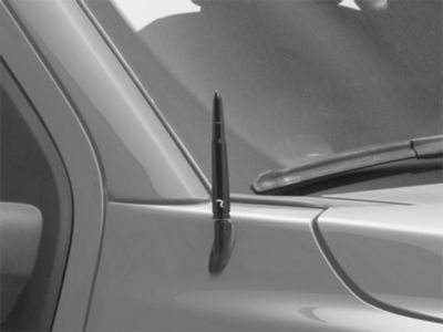 50 Cal Bullet Antenna; 5-Inch; Black (Universal; Some Adaptation May Be Required)
