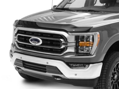 Aeroskin Hood Protector; Dark Smoke (21-24 F-150, Excluding Raptor & Tremor)