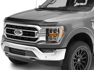 Aeroskin Hood Protector; Matte Black (21-24 F-150, Excluding Raptor & Tremor)