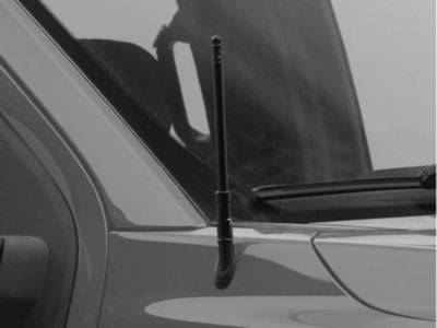 Extended Range Aluminum Antenna; 8-Inch; Black (Universal; Some Adaptation May Be Required)