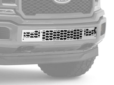 Putco Hex Shield Lower Bumper Grille Insert; Polished (18-20 F-150, Excluding Raptor)