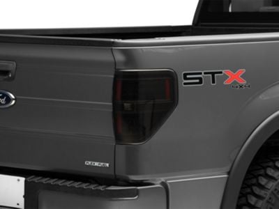 LED Tail Lights; Black Housing; Smoked Lens (09-14 F-150 Styleside)