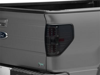 LED Tail Lights; Black Housing; Smoked Lens (09-14 F-150 Styleside)