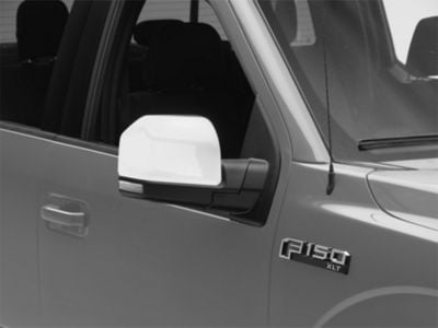 Powered Heated Mirror with LED Turn Signal; Passenger Side; Chrome (15-18 F-150)