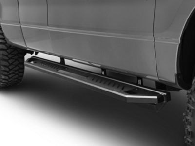 F-150 Rocker Armor Side Step Bars; Matte Black (04-14 F-150 SuperCab)