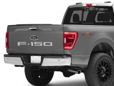 Putco Stainless Steel Tailgate Insert Letters (21-24 F-150 w/o Tailgate Applique)