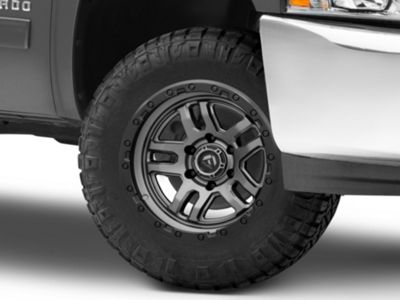 Fuel Wheels Silverado 1500 Ammo Matte Gunmetal with Black Bead Ring 6 ...