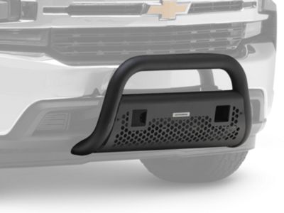 Go Rhino RC2 LR Front Bull Bar Guard For Toyota - Textured Black, Hex Skid Plate, Light Mounts