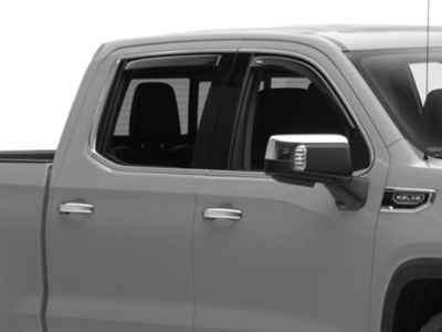 Goodyear Car Accessories Shatterproof in-Channel Window Deflectors (19-24 Sierra 1500 Crew Cab)
