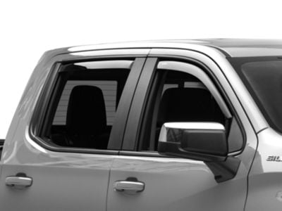 Goodyear Car Accessories Shatterproof in-Channel Window Deflectors (19-24 Silverado 1500 Crew Cab)