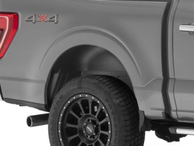 Rear Wheel Well Guards; Black (21-24 F-150, Excluding Raptor)