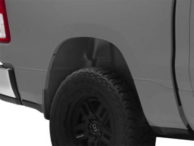 Rear Wheel Well Guards; Black (19-24 RAM 1500)