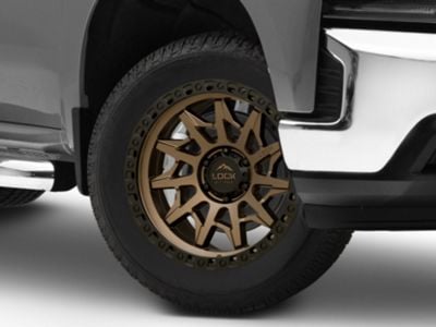 【LUNA】 Lock Off-Road Silverado 1500 Lunatic Matte Bronze with Matte