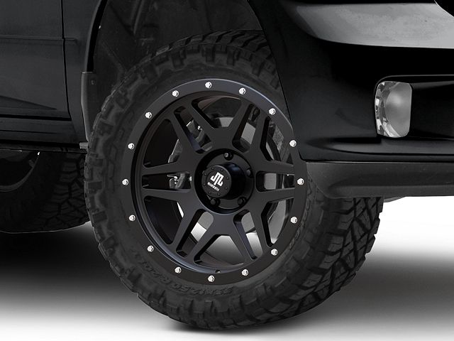 Mammoth Rims Mammoth RAM 1500 Split 6 Beadlock Matte Black 5-Lug Wheel; 20x9; -6mm ...