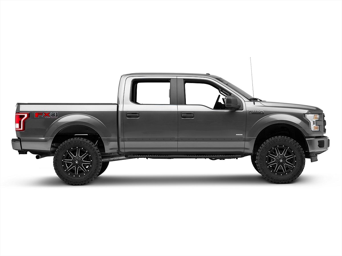 RedRock F-150 Bolt-On Look Body Side Moldings; Pre-Painted T532610  