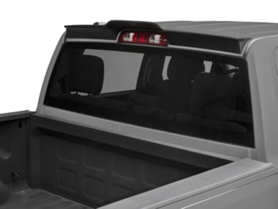RedRock Rear Truck Cab Spoiler; Matte Black (09-18 RAM 1500)