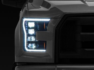 Morimoto GEN2 XB LED Projector Headlights; Black Housing; Clear Lens (15-17 F-150; 18-20 F-150 Raptor)