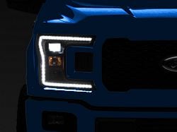 Morimoto XB Hybrid LED Headlights; Black Housing; Smoked Lens (18-20 F-150 w/ Factory Halogen Headlights)