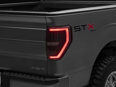 Morimoto XB LED Tail Lights; Black Housing; Clear Lens (09-14 F-150 Styleside)