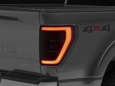 Morimoto XB LED Tail Lights; Black Housing; Clear Lens (21-23 F-150 w/ Factory BLIS Tail Lights)