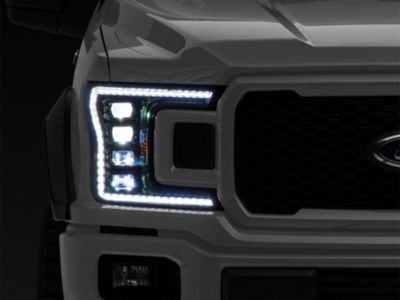Morimoto XB LED Headlights; Black Housing; Clear Lens (18-20 F-150, Excluding Raptor)