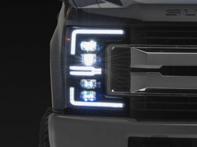 Morimoto GEN2 XB LED Headlights; Black Housing; Clear Lens (17-19 F-250 Super Duty)
