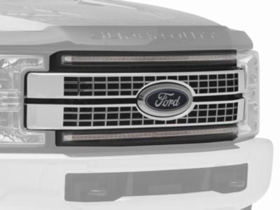 Morimoto XBG LED Upper Replacement Grille with Amber DRL; Chrome (17-19 F-250 Super Duty)
