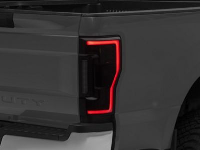 Morimoto XB LED Tail Lights; Black Housing; Smoked Lens (17-22 F-350 Super Duty)
