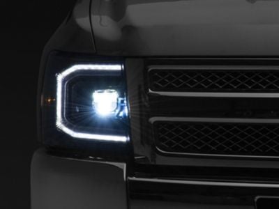 Morimoto XB LED Headlights; Black Housing; Clear Lens (07-13 Silverado 1500)