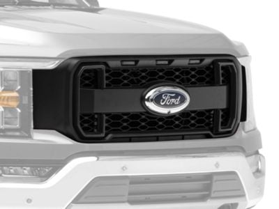 MP Concepts Upper Replacement Grille with LED Lighting and LED DRL; Matte Black (21-23 F-150, Excluding Raptor & Tremor)